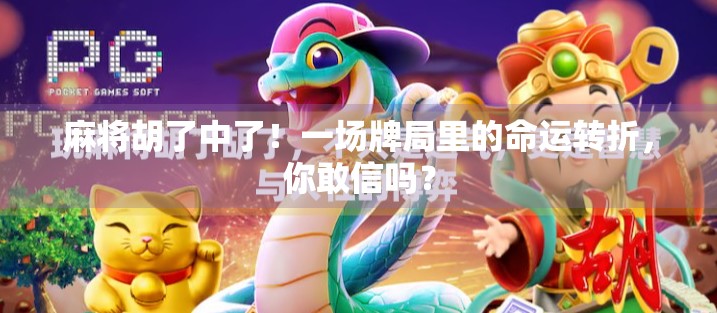 麻将胡了中了！一场牌局里的命运转折，你敢信吗？