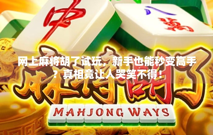 网上麻将胡了试玩,新手也能秒变高手?真相竟让人哭笑不得!