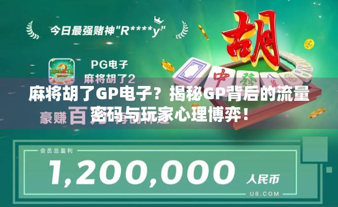 麻将胡了GP电子?揭秘GP背后的流量密码与玩家心理博弈!